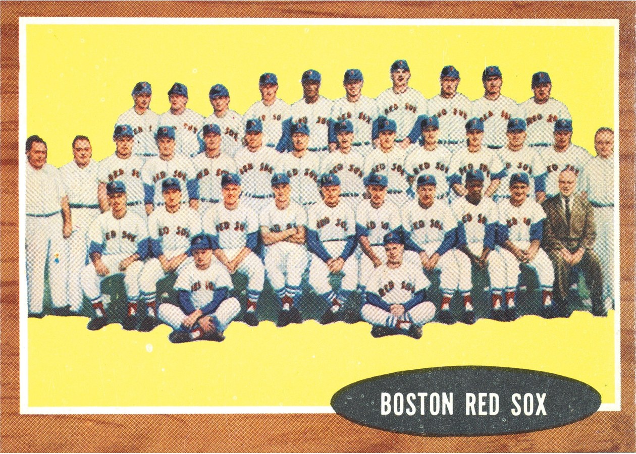 1962 Topps #334 Boston Red Sox Team