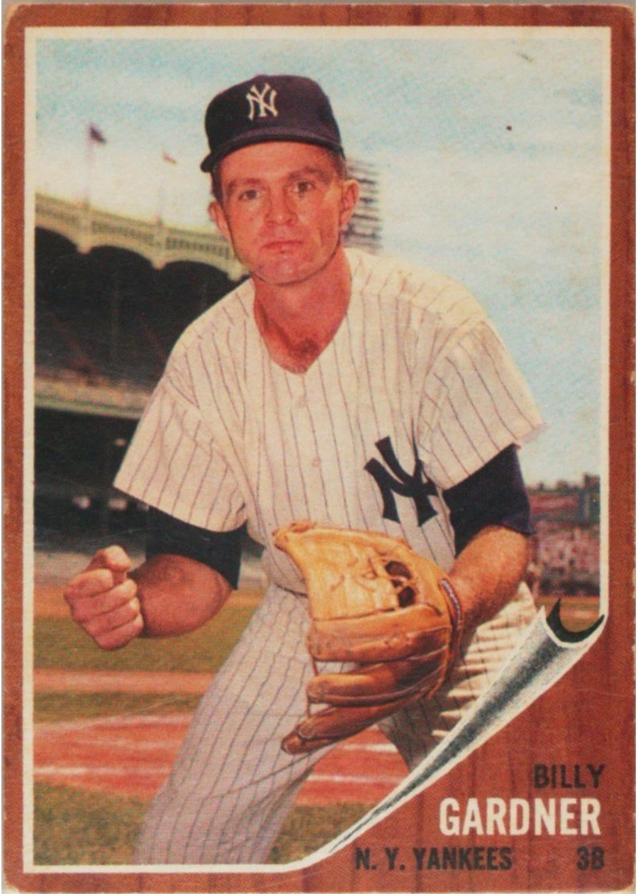 1962 Topps #338 Billy Gardner, New York Yankees