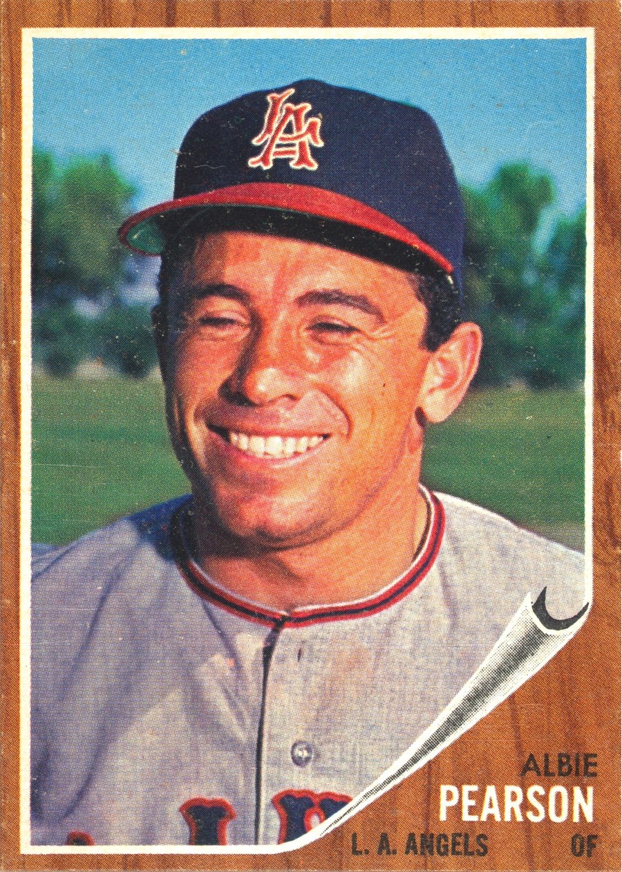 1962 Topps #343 Albie Pearson, Los Angeles Angels