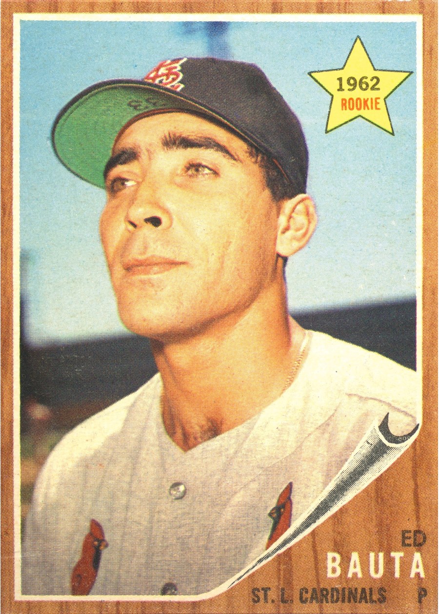 1962 Topps #344 Ed Bauta, St. Louis Cardinals