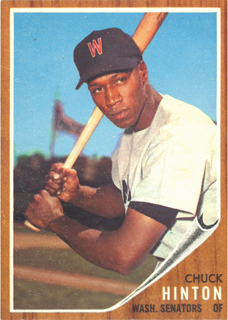 1962 Topps #347 Chuck Hinton, Washington Senators