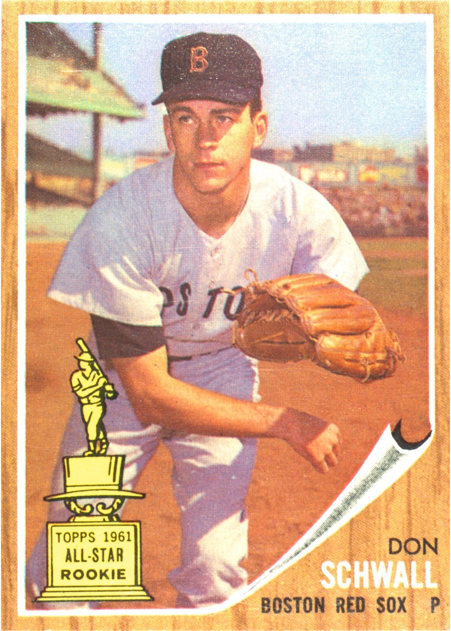 1962 Topps #35 Don Schwall, Boston Red Sox