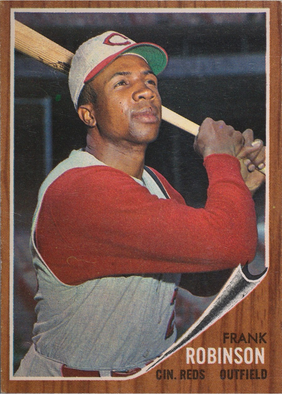1962 Topps #350 Frank Robinson, Cincinnati Reds