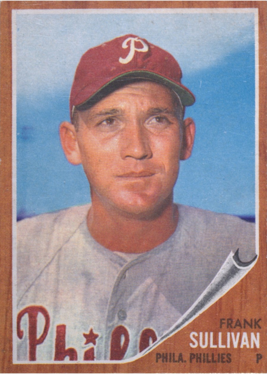 1962 Topps #352 Frank Sullivan, Philadelphia Phillies