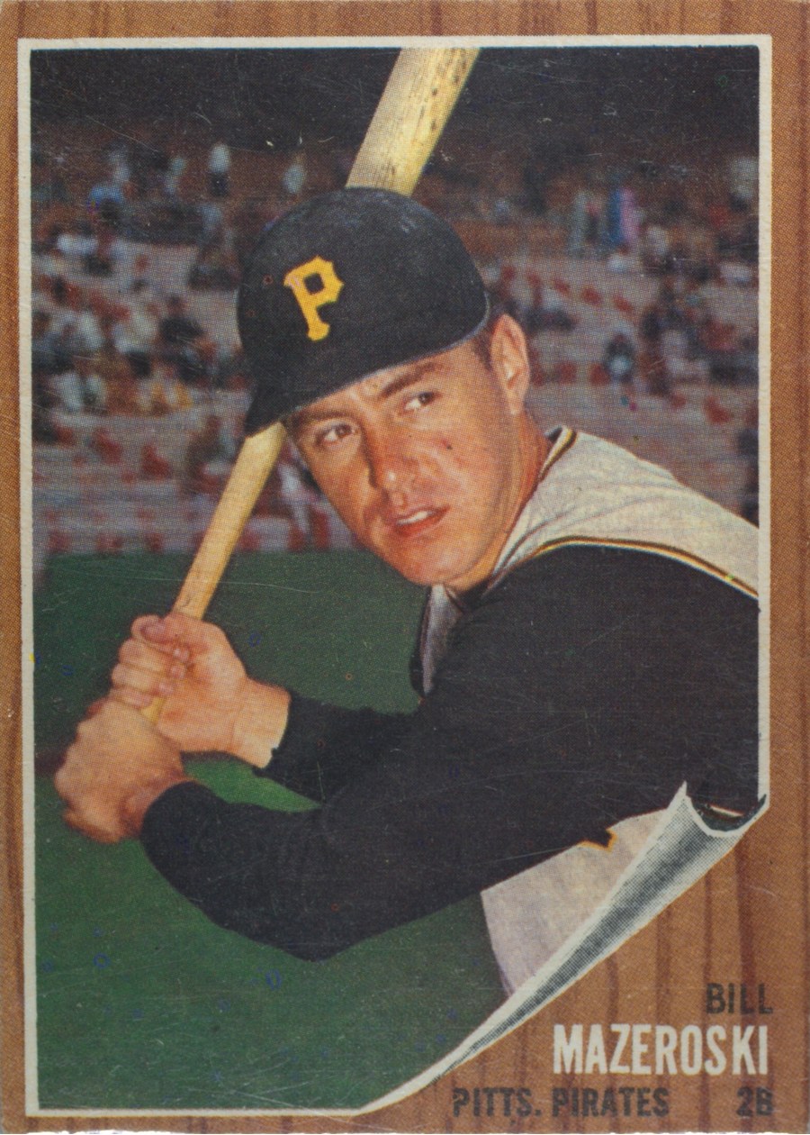 1962 Topps #353 Bill Mazeroski, Pittsburgh Pirates