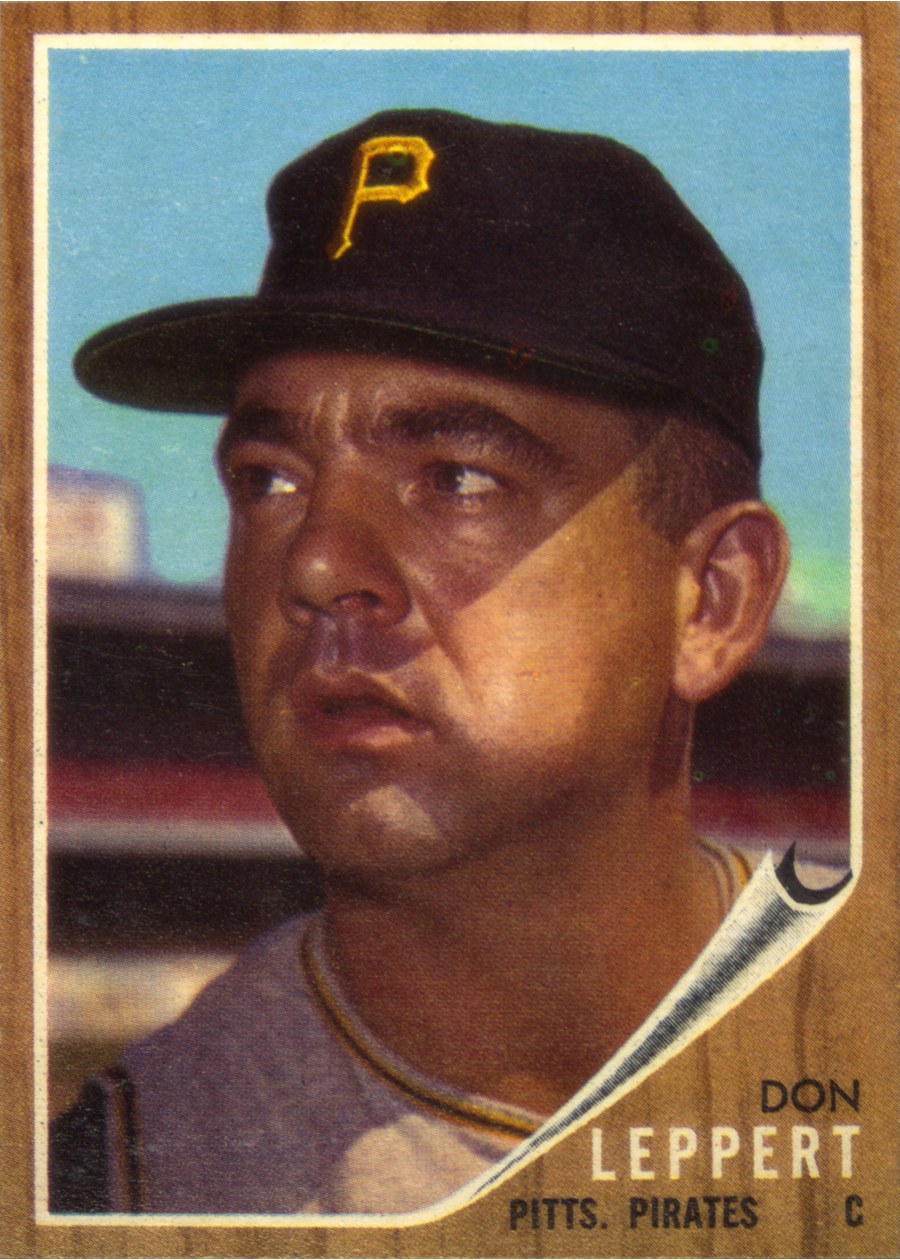1962 Topps #36 Don Leppert, Pittsburgh Pirates