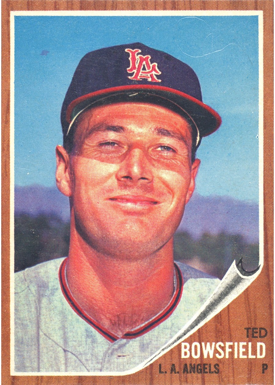 1962 Topps #369 Ted Bowsfield, Los Angeles Angels