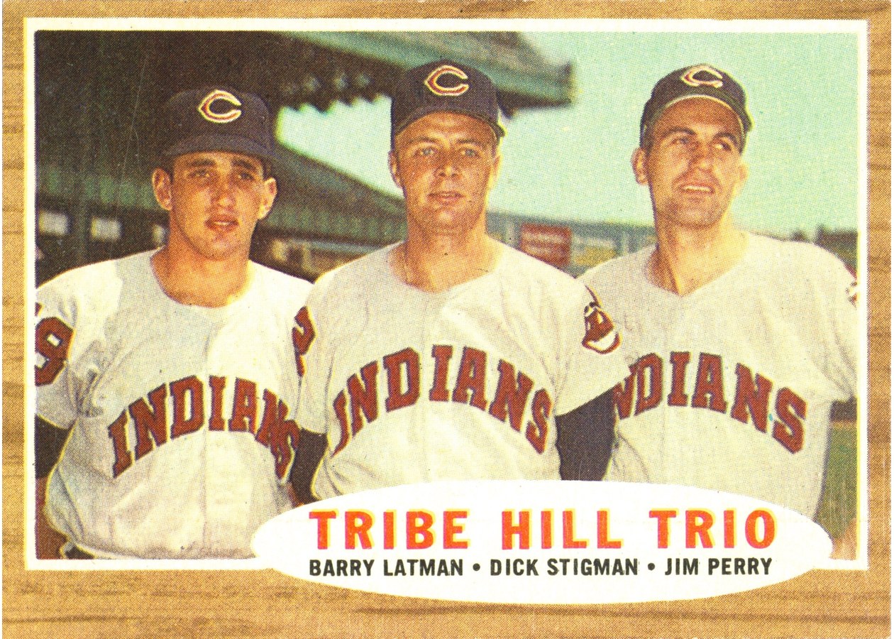 1962 Topps #37 Tribe Hill Trio, Cleveland Indians