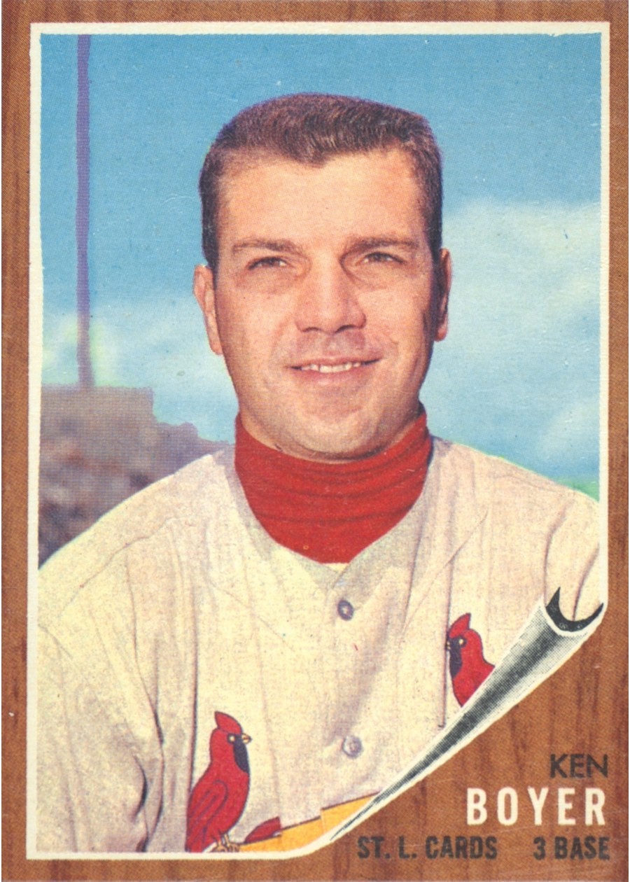 1962 Topps #370 Ken Boyer, St. Louis Cardinals