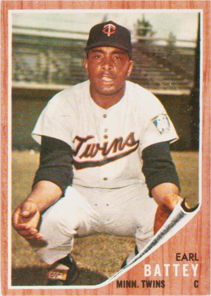 1962 Topps #371 Earl Battey, Minnesota Twins