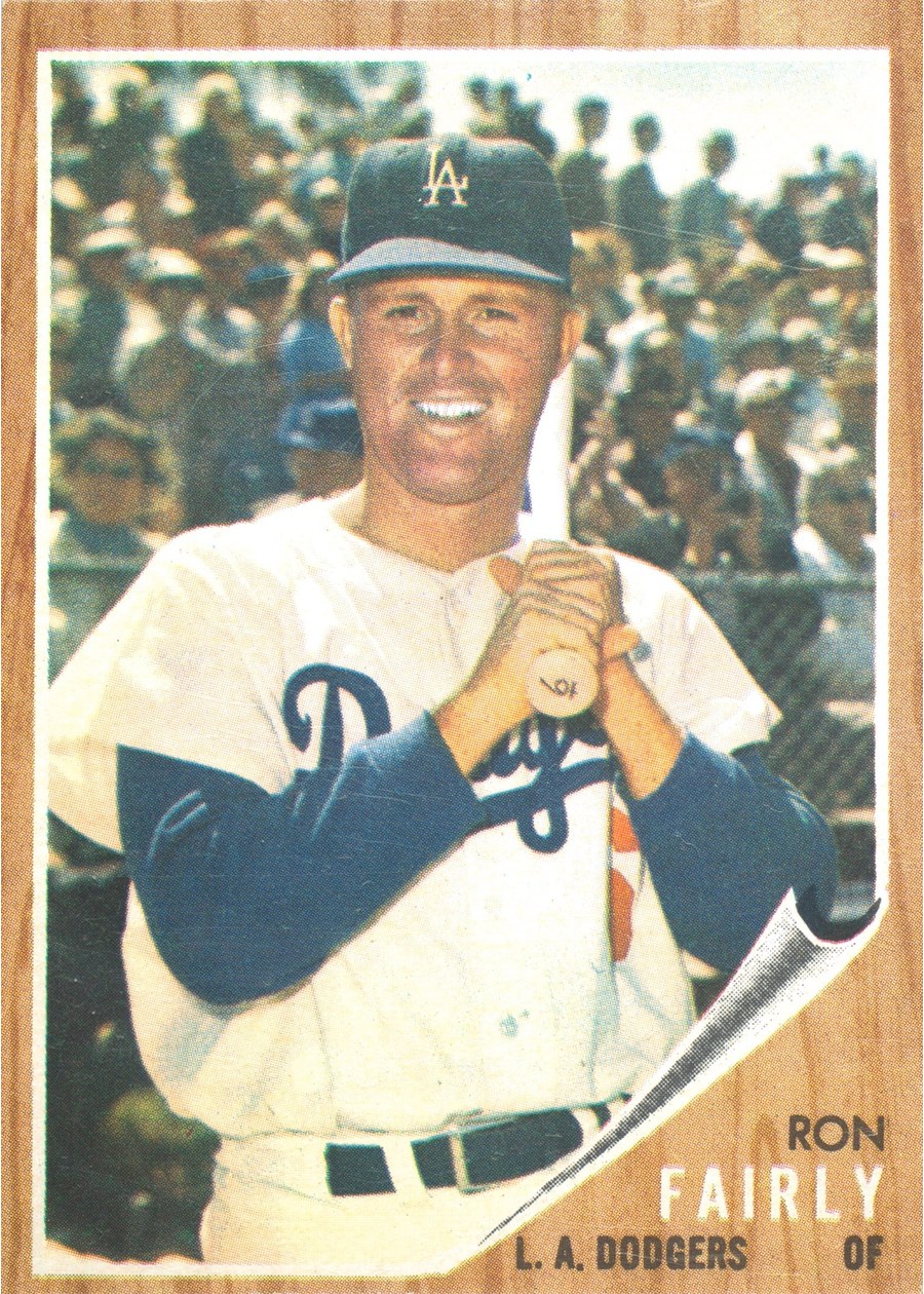 1962 Topps #375 Ron Fairly, Los Angeles Dodgers
