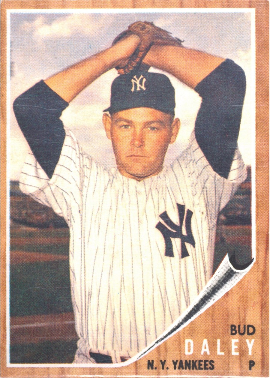 1962 Topps #376 Bud Daley, New York Yankees