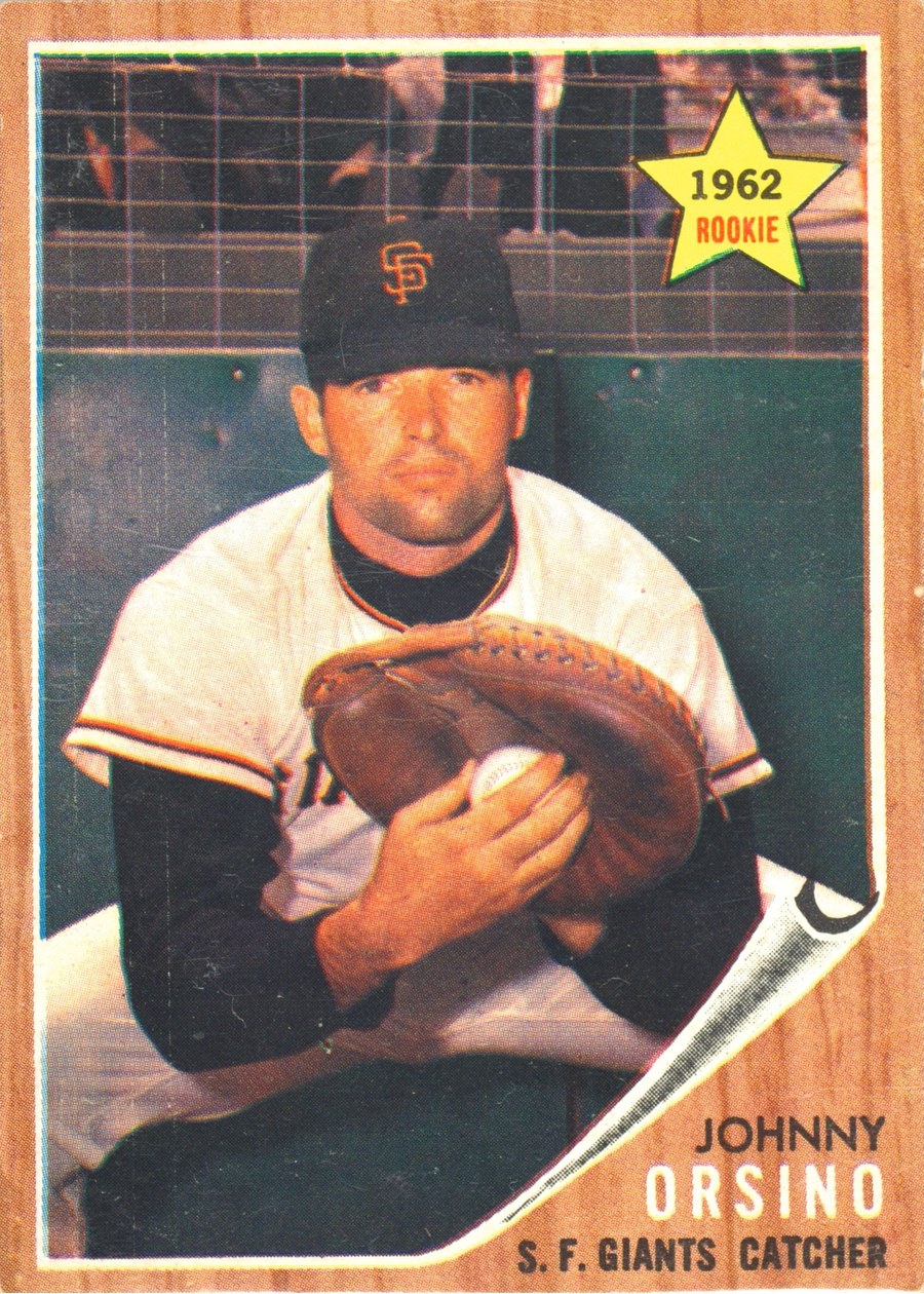 1962 Topps #377 Johnny Orsino, San Francisco Giants