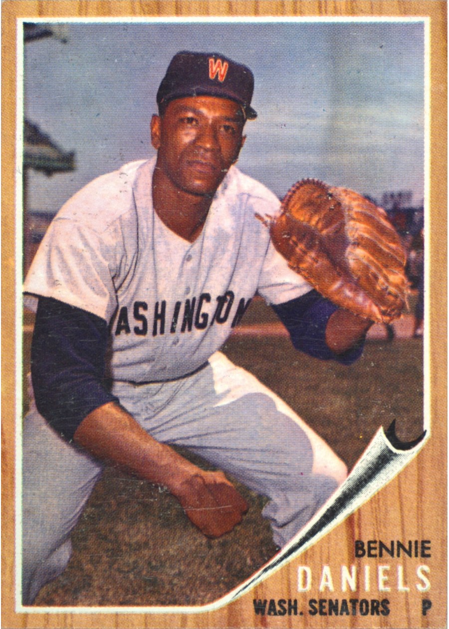 1962 Topps #378 Bennie Daniels, Washington Senators
