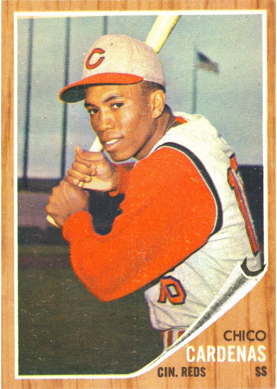 1962 Topps #381 Chico Cardenas, Cincinnati Reds