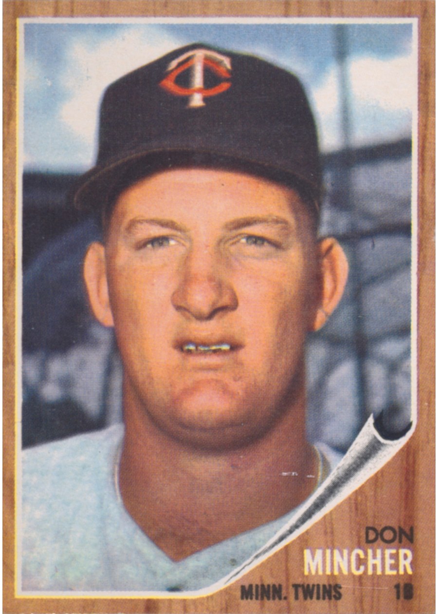 1962 Topps #386 Don Mincher, Minnesota Twins