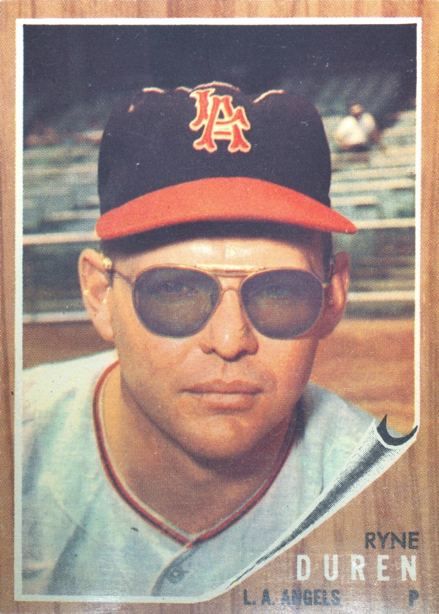 1962 Topps #388 Ryne Duren, Los Angeles Angels