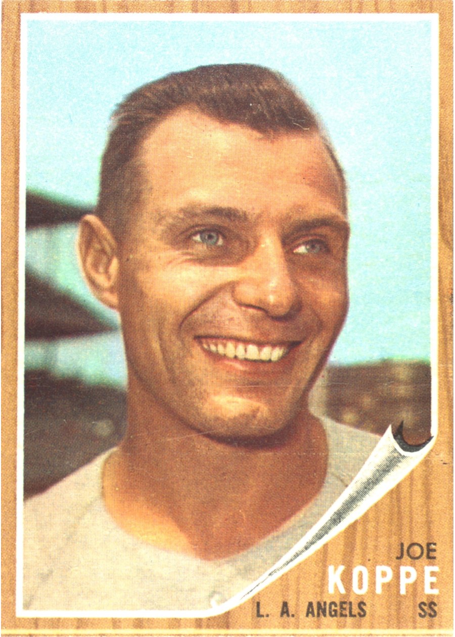 1962 Topps #39 Joe Koppe, Los Angeles Angels
