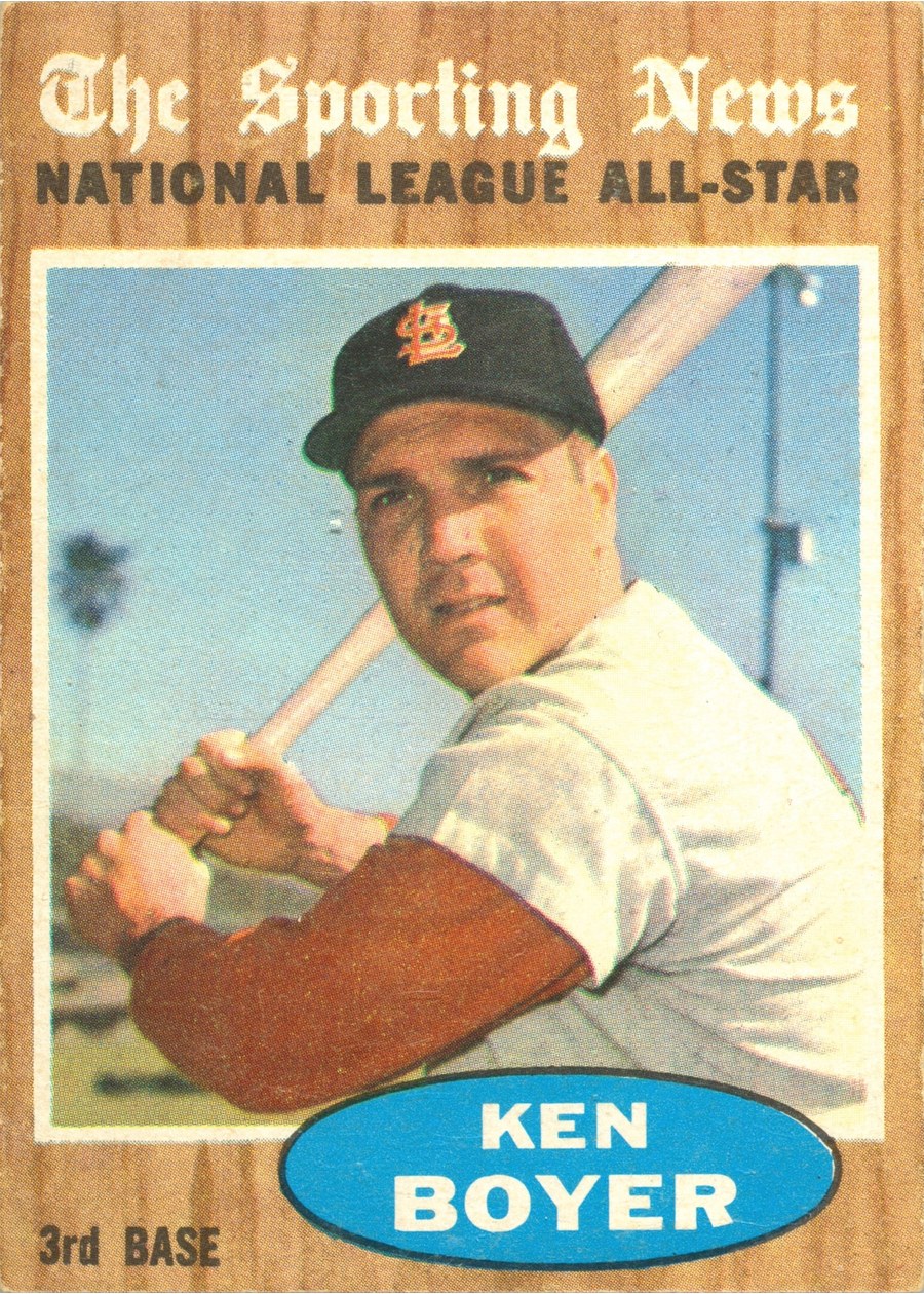 1962 Topps #392 Ken Boyer, St. Louis Cardinals