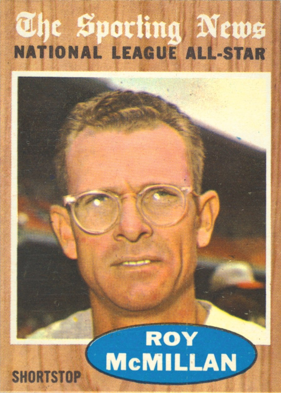 1962 Topps #393 Roy McMillan, Milwaukee Braves