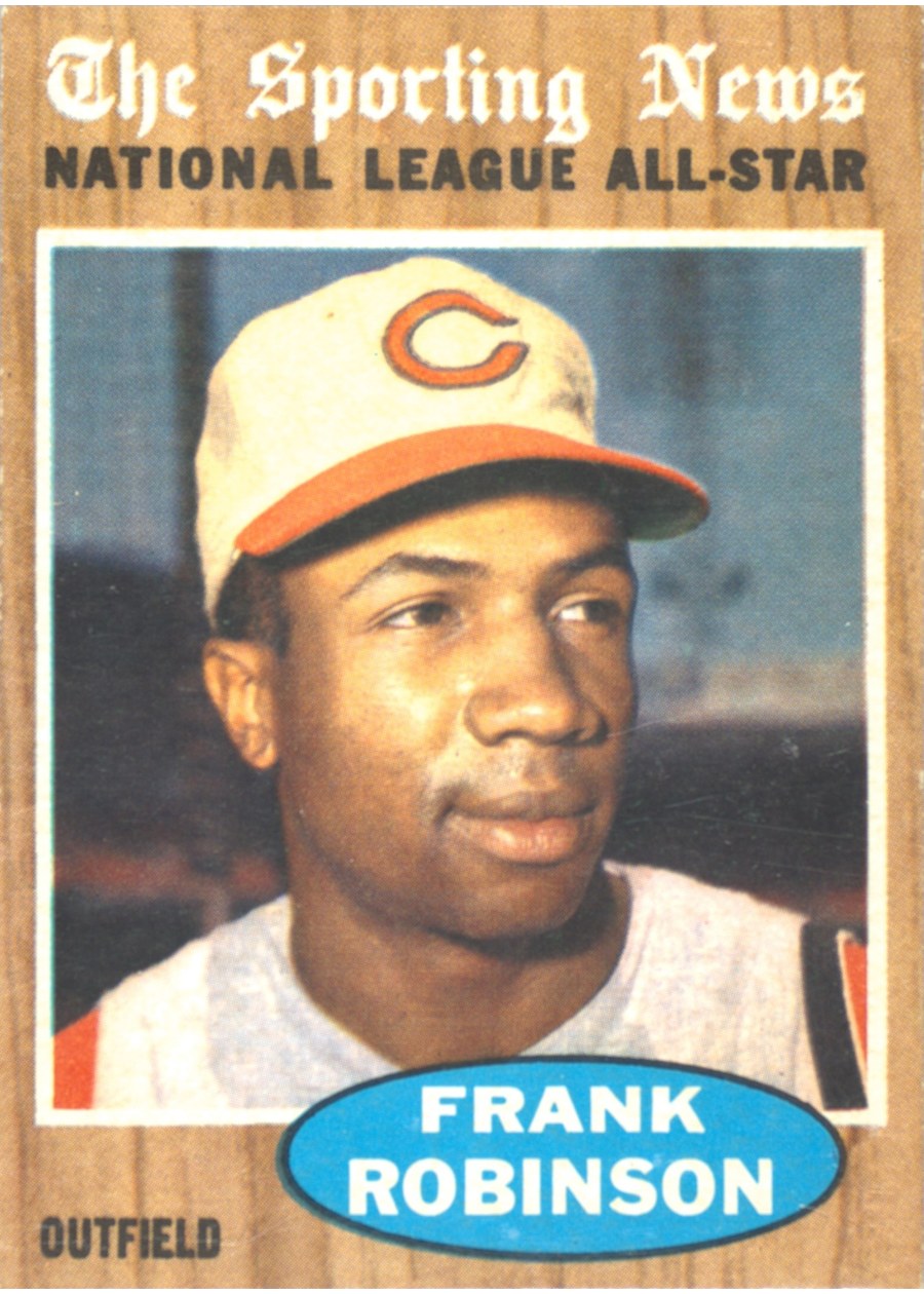 1962 Topps #396 Frank Robinson, Cincinnati Reds