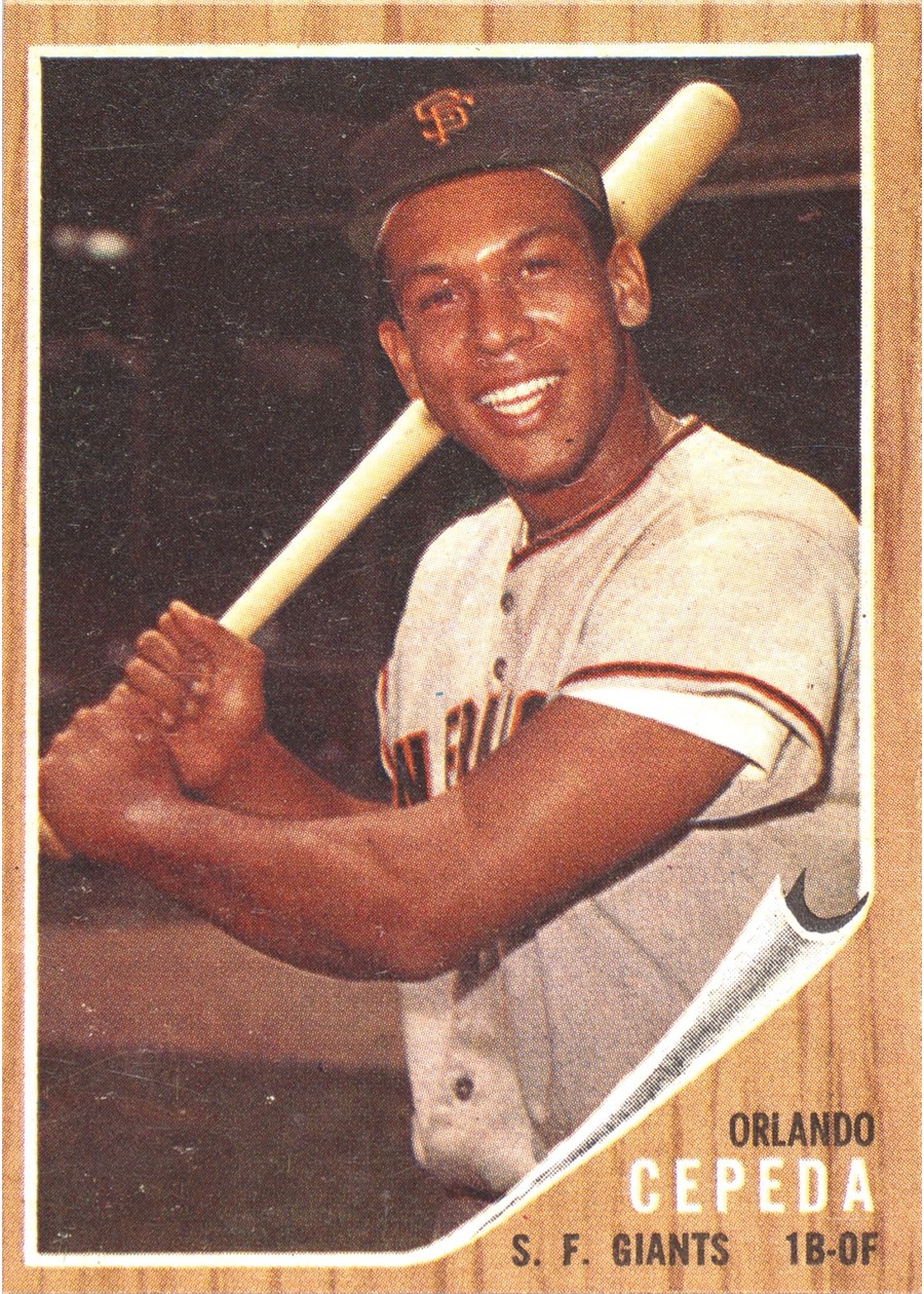 1962 Topps #40 Orlando Cepeda, San Francisco Giants