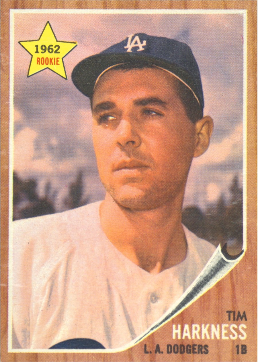 1962 Topps #404 Tim Harkness, Los Angeles Dodgers