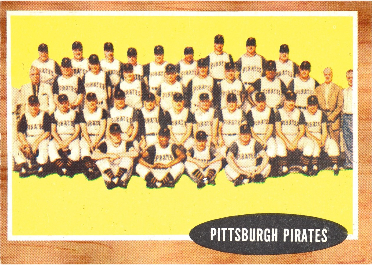 1962 Topps #409 Pittsburgh Pirates Team
