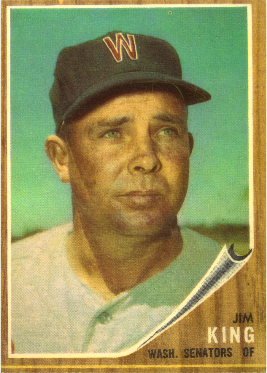 1962 Topps #42 Jim King, Washington Senators