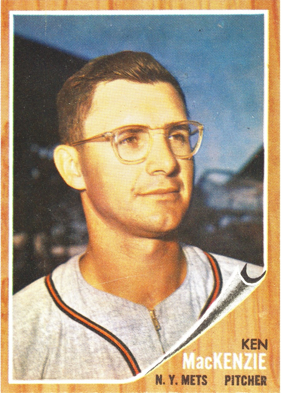 1962 Topps #421 Ken MacKenzie, New York Mets