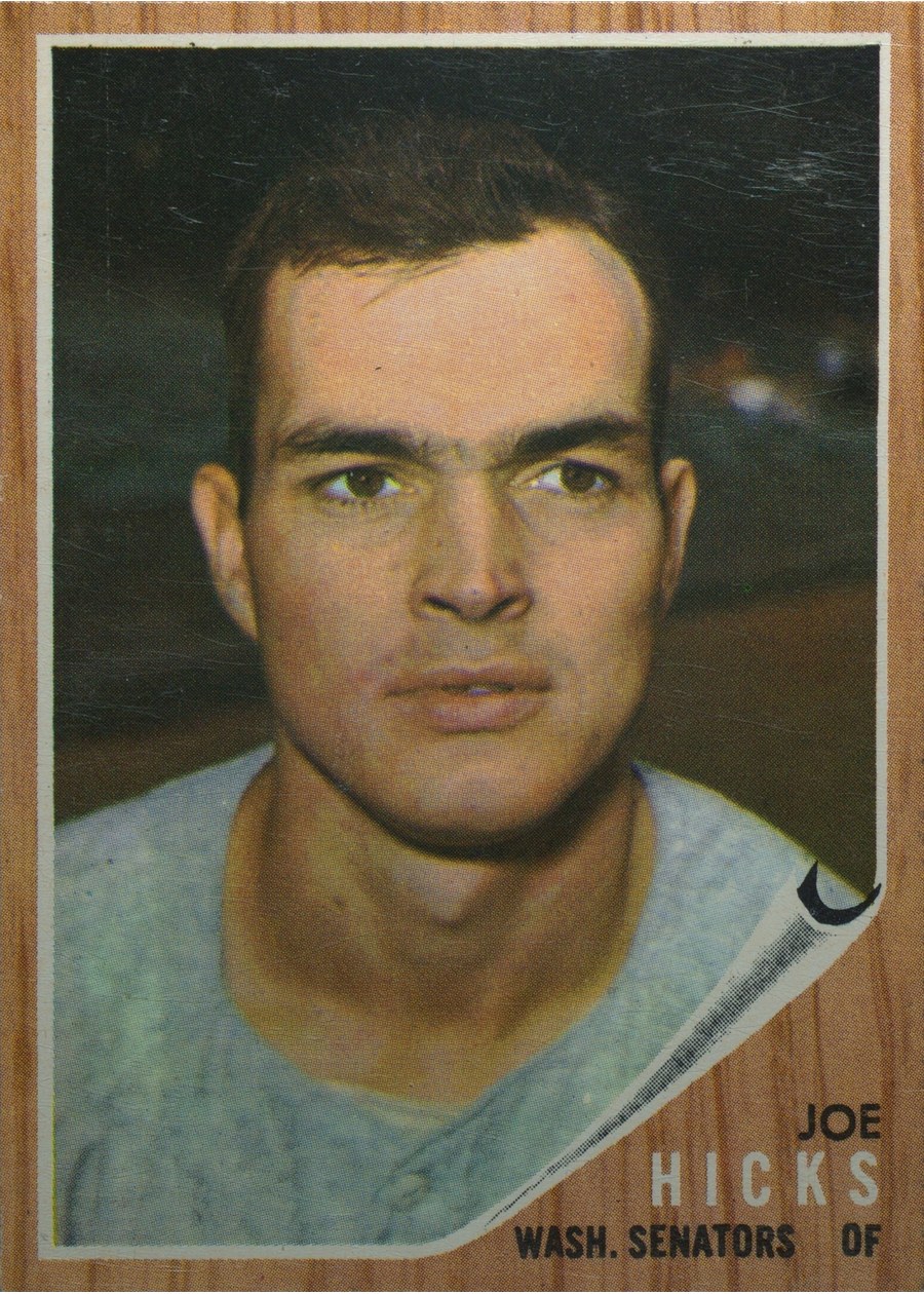 1962 Topps #428 Joe Hicks, Washington Senators