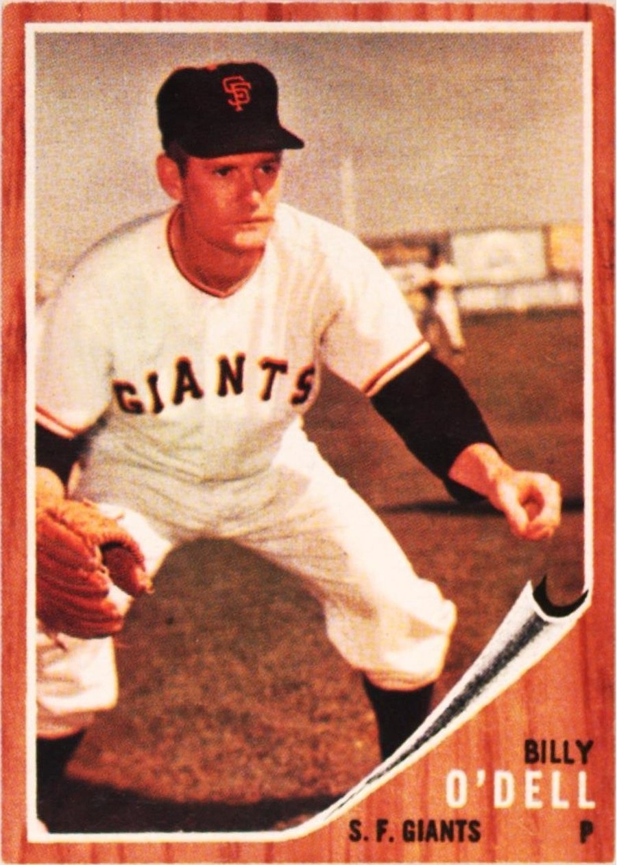 1962 Topps #429 Billy O'Dell, San Francisco Giants
