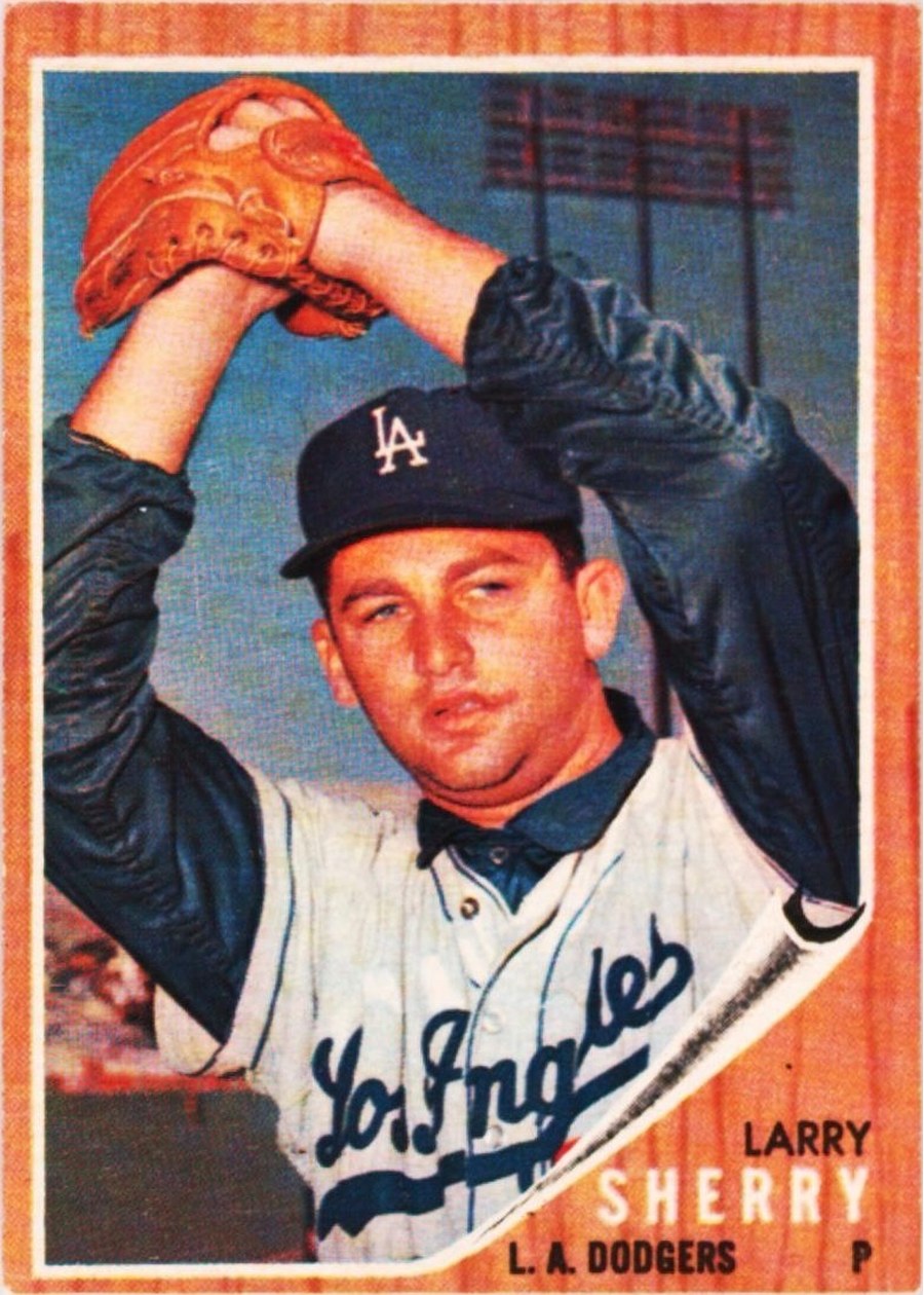 1962 Topps #435 Larry Sherry, Los Angeles Dodgers