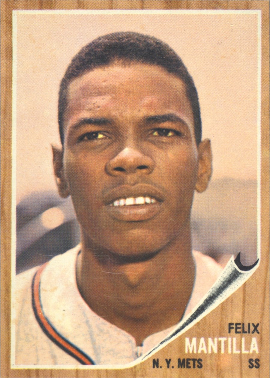 1962 Topps #436 Felix Mantilla, New York Mets