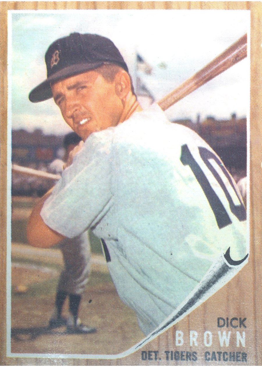 1962 Topps #438 Dick Brown, Detroit Tigers