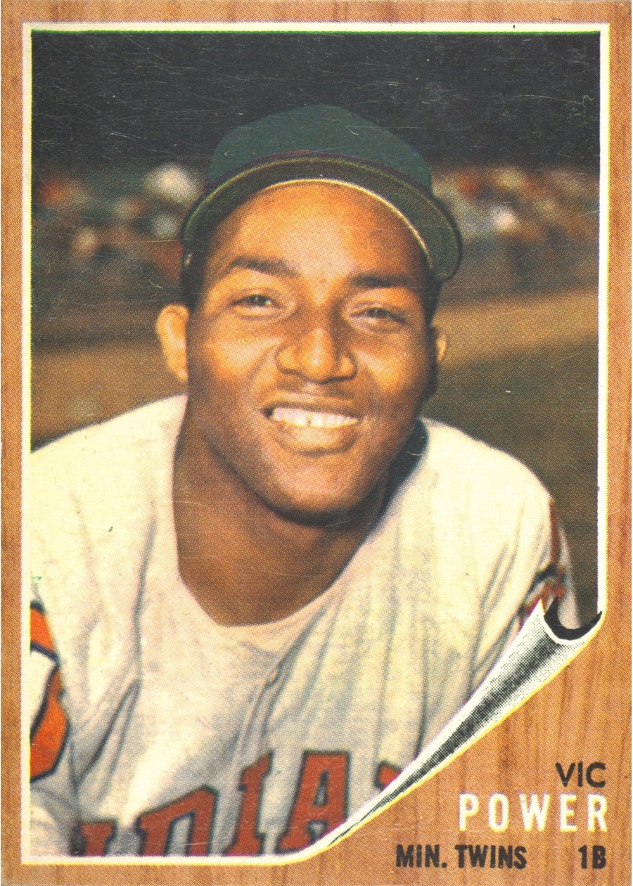 1962 Topps #445 Vic Power, Minnesota Twins