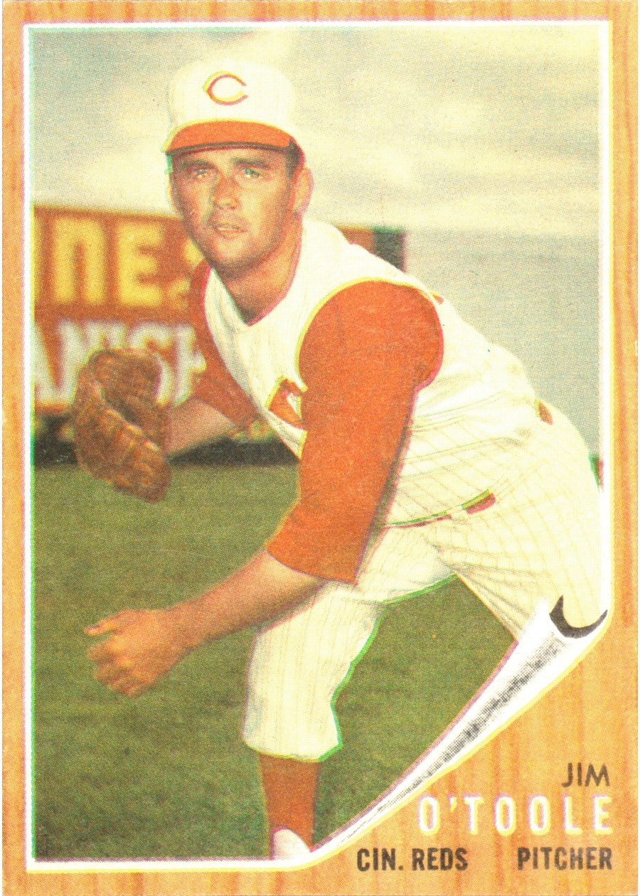 1962 Topps #450 Jim O'Toole, Cincinnati Reds
