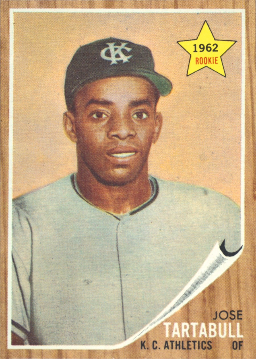 1962 Topps #451 Jose Tartabull, Kansas City Athletics