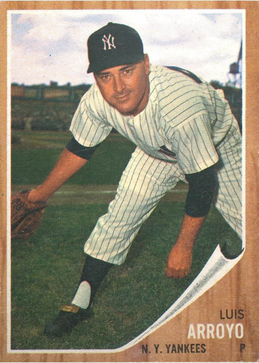 1962 Topps #455 Luis Arroyo, New York Yankees
