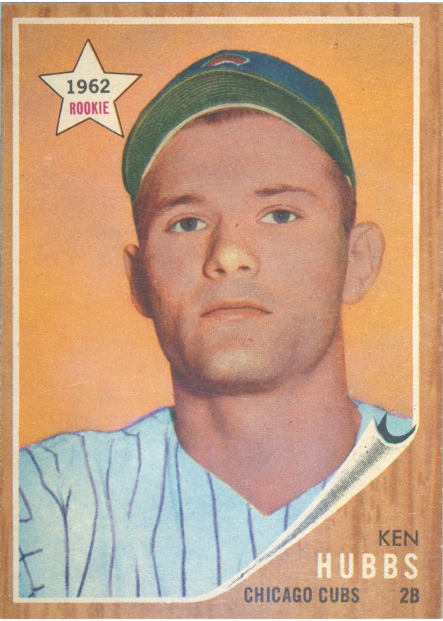 1962 Topps #461 Ken Hubbs, Chicago Cubs