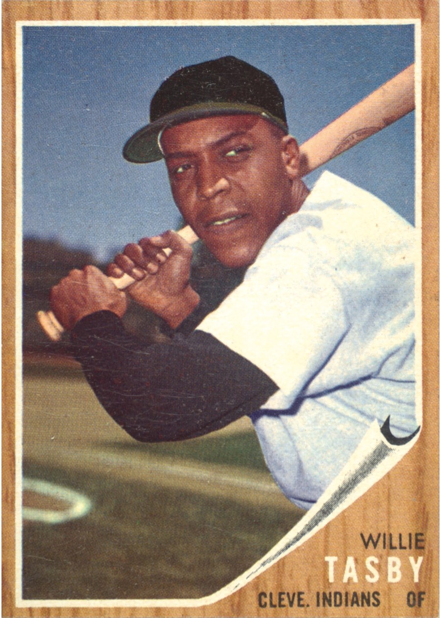 1962 Topps #462 Willie Tasby, Cleveland Indians