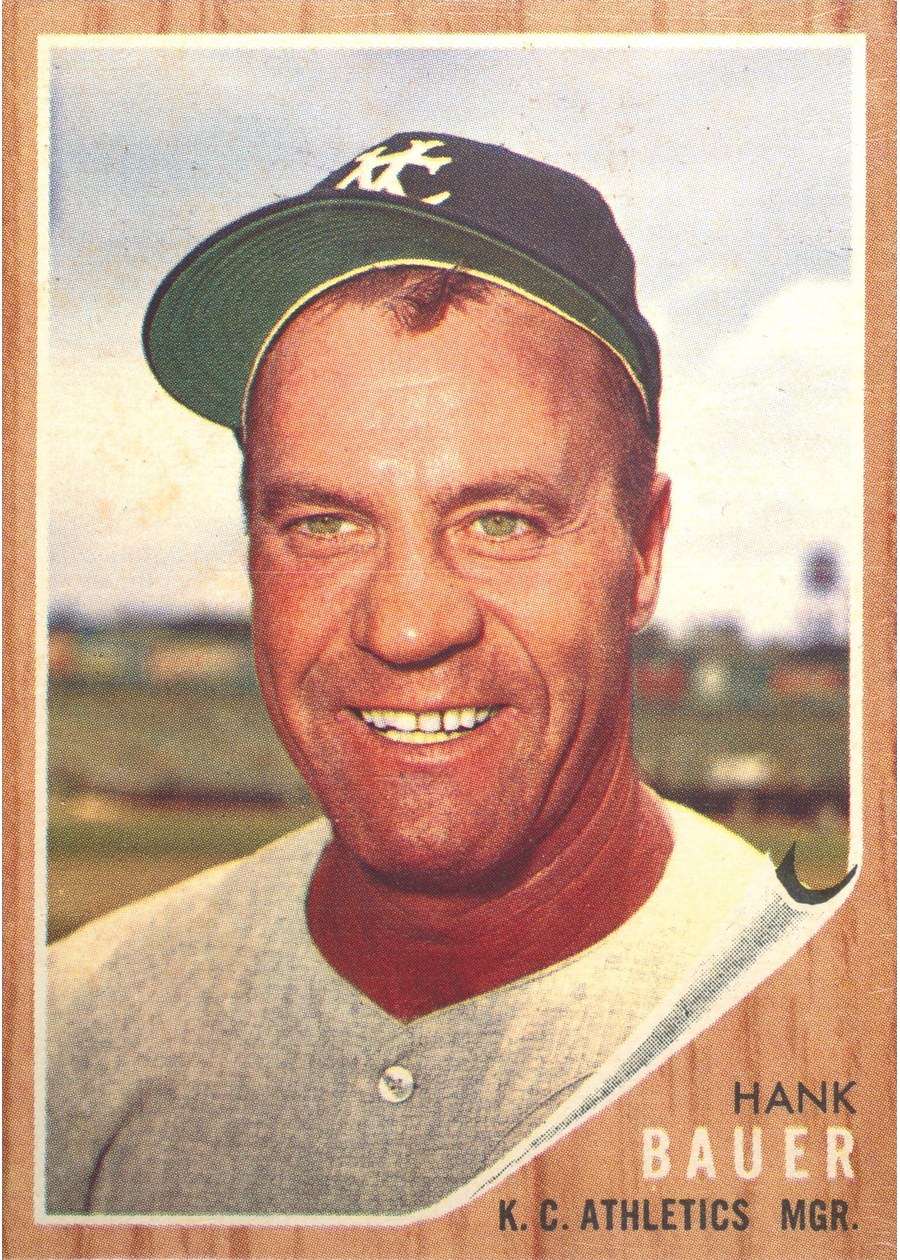 1962 Topps #463 Hank Bauer, Kansas City Athletics