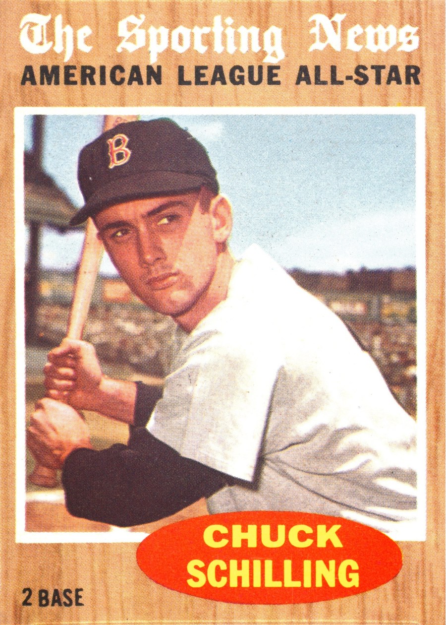 1962 Topps #467 Chuck Schilling, Boston Red Sox