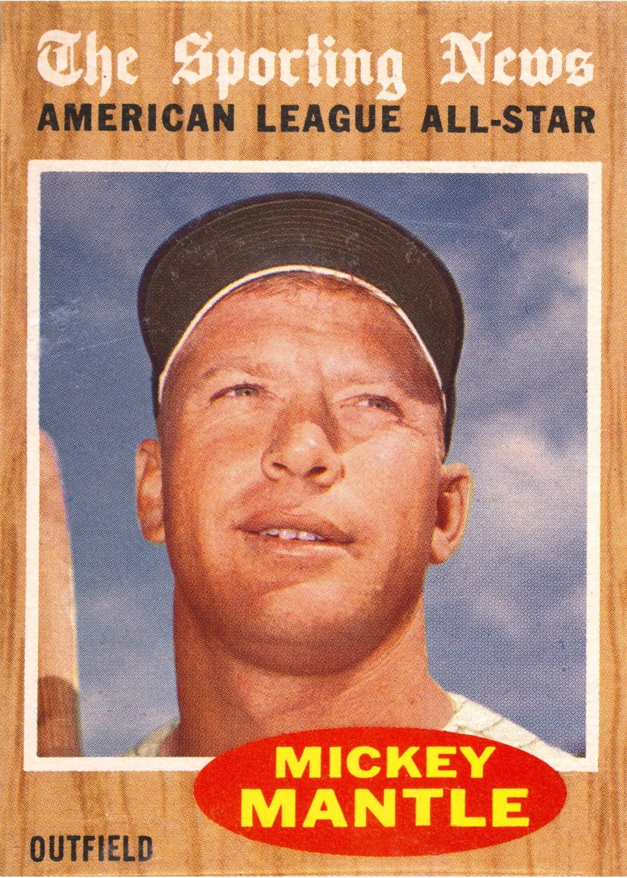 1962 Topps #471 Mickey Mantle, New York Yankees