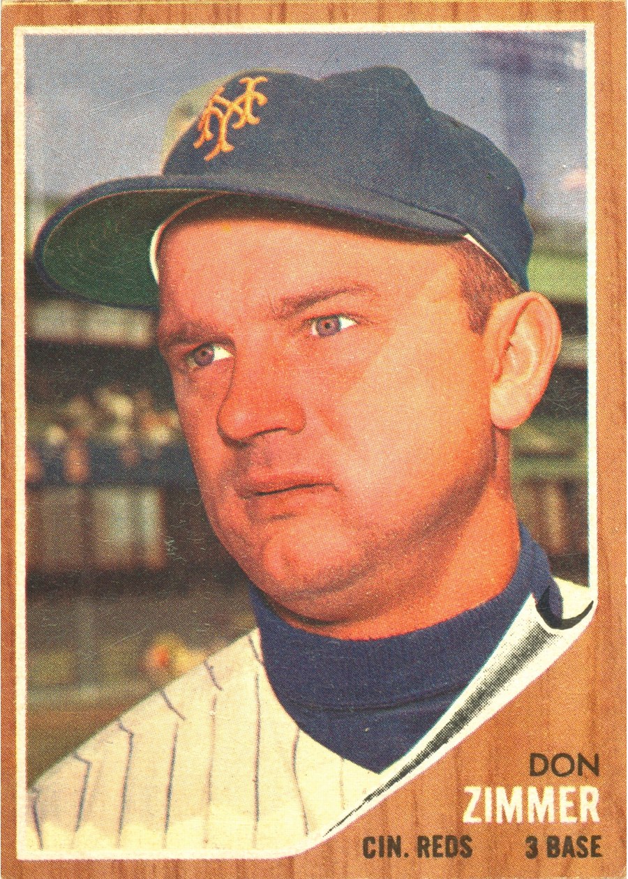 1962 Topps #478 Don Zimmer, Cincinnati Reds