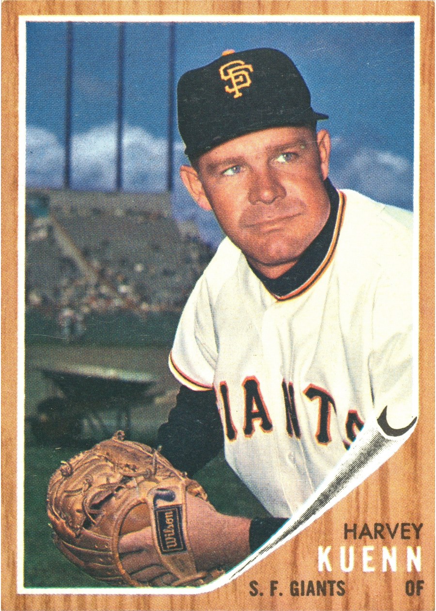 1962 Topps #480 Harvey Kuenn, San Francisco Giants