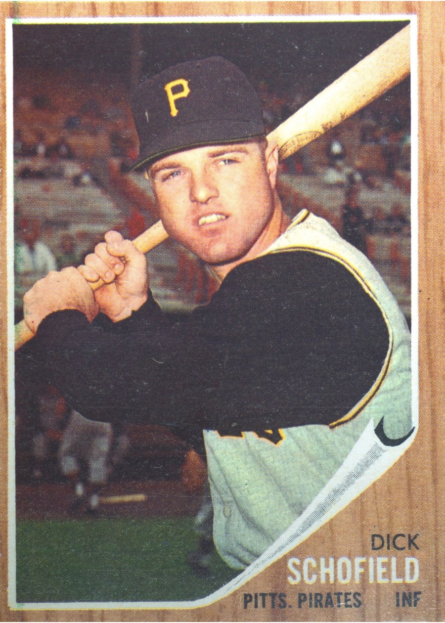 1962 Topps #484 Dick Schofield, Pittsburgh Pirates