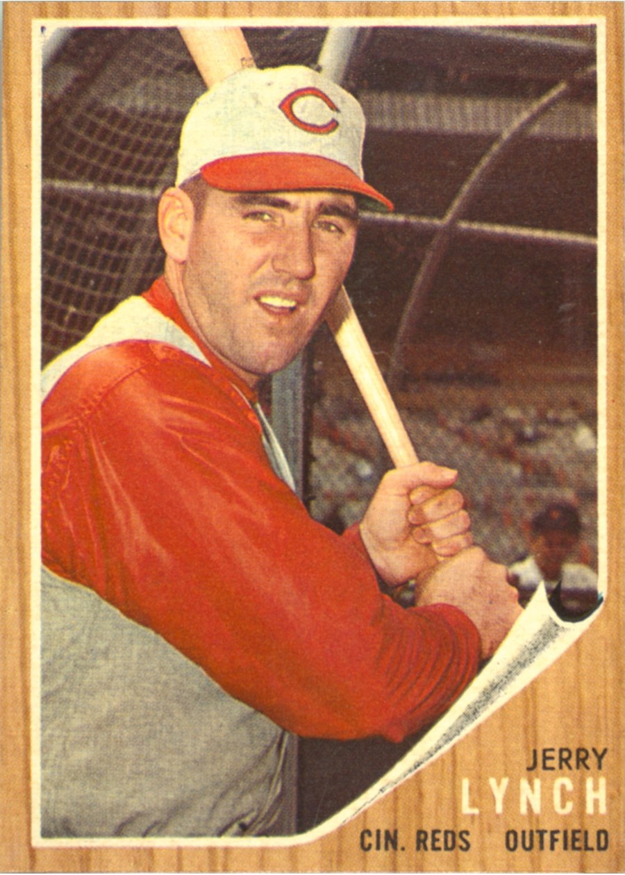 1962 Topps #487 Jerry Lynch, Cincinnati Reds
