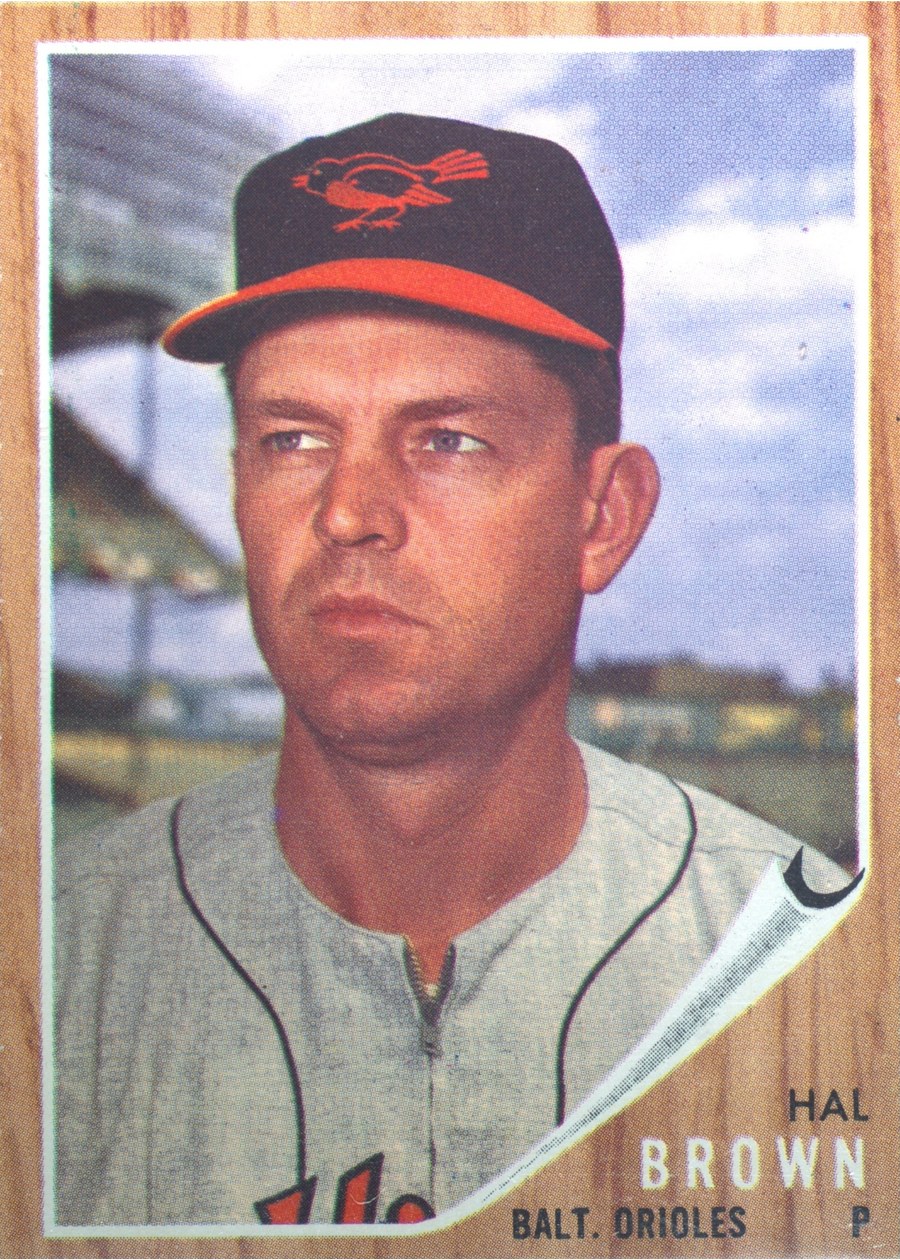 1962 Topps #488 Hal Brown, Baltimore Orioles