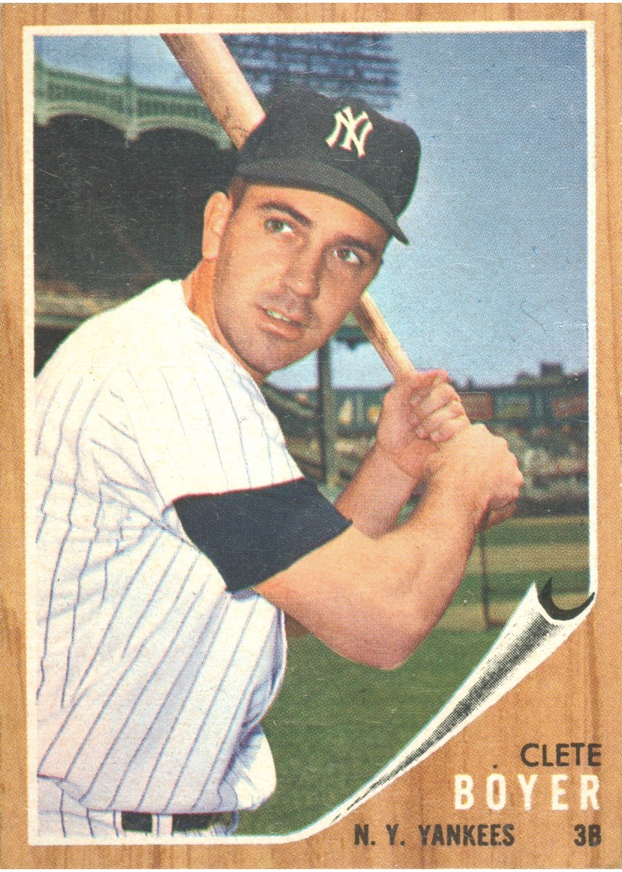 1962 Topps #490 Clete Boyer, New York Yankees